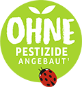 Logo ohne Pestizide angebaut