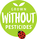 Logo grown without pesticides