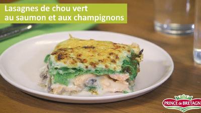 Lasagnes de chou vert