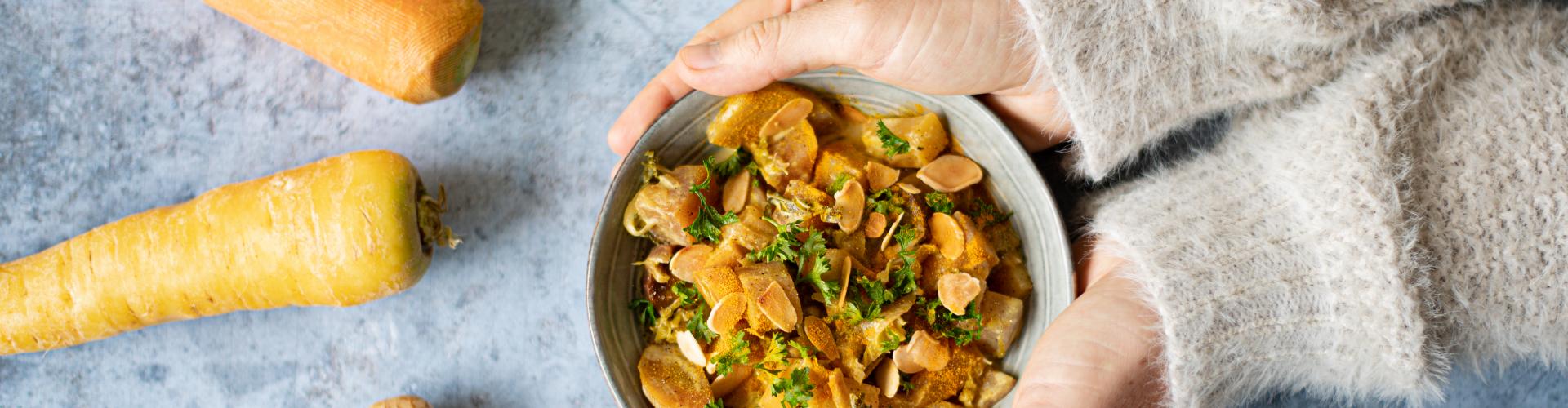 Recette - Curry vert aux légumes primeurs en vidéo 