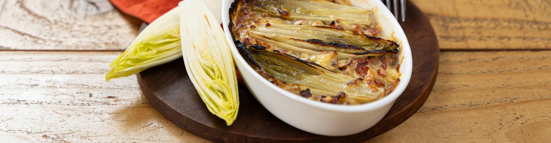 Recette Endives au jambon gratinées