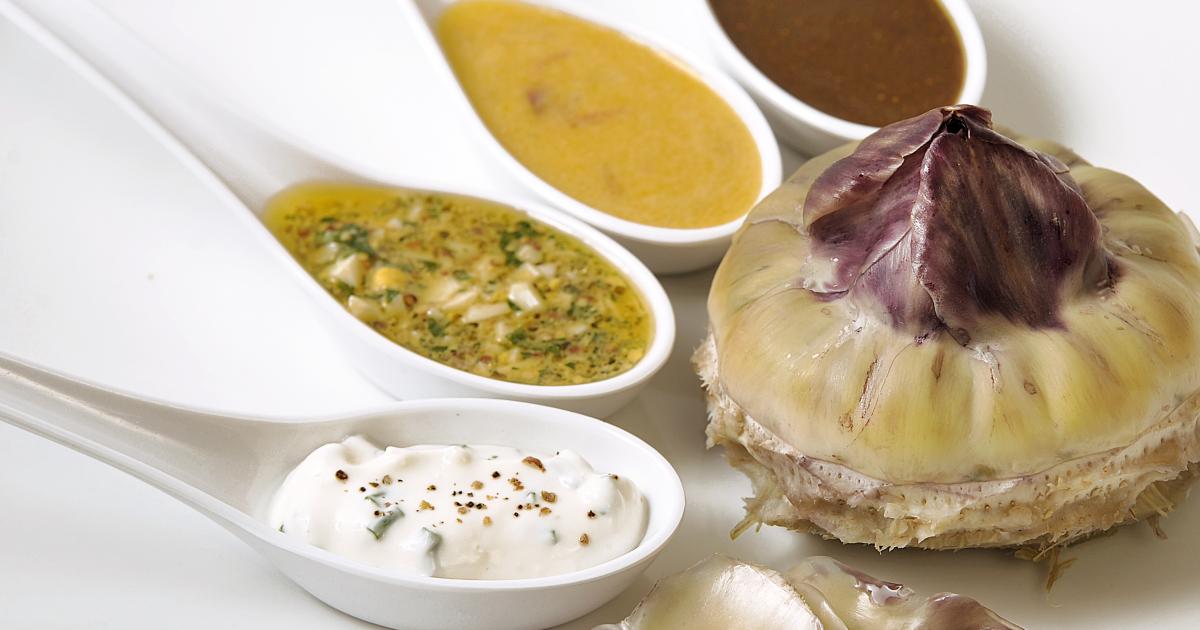 Artichaut variez les sauces Recette Prince de Bretagne